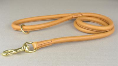 Rundgenähte Hundleine 130 cm.