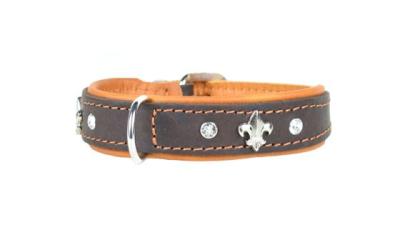 hundehalsband Florenz 25-32cm Braun